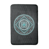 Tapis de bain mandala du Verseau (Devant (Vertical))