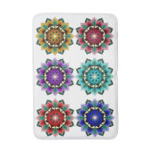 Tapis De Bain Mandala en différentes couleurs (Devant (Vertical))