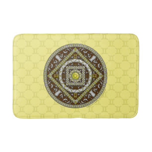 Tapis de bain Mandala Gémeaux