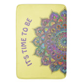 Tapis De Bain Mandala Inde Style 1 (devant Vertical)