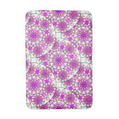 Tapis De Bain Mandala, motif, lavande, rose, rose chaud, blanc (Devant (Vertical))