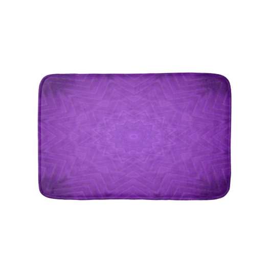 Tapis De Bain Mandala Mystique Violet (Devant)