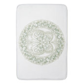 Tapis De Bain Mandala papillon - Mat de bain (devant Vertical)