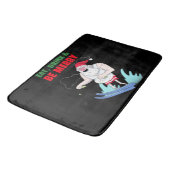 Tapis De Bain Manger, Boire & Joyeux Noël (Angle)