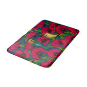 Tapis De Bain Mangeurs d'abeilles et pavots (Angle)
