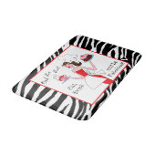 Tapis De Bain "Mangez, buvez et soyez fabuleux" DIVA Rug (Angle)