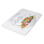 Tapis De Bain Mangez plus de plantes frais motivation salade let (Angle)