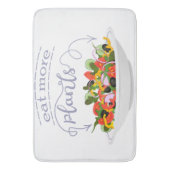 Tapis De Bain Mangez plus de plantes frais motivation salade let (devant Vertical)