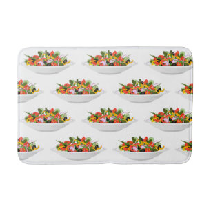 Tapis De Bain Mangez plus de plantes frais motivation salade let
