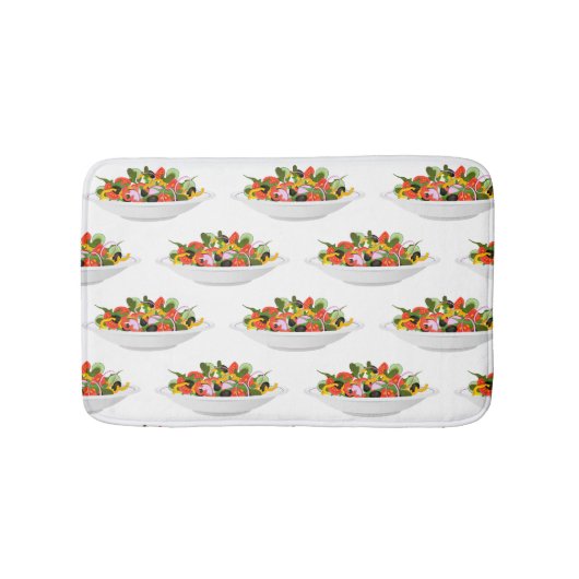 Tapis De Bain Mangez plus de plantes frais motivation salade let (Devant)