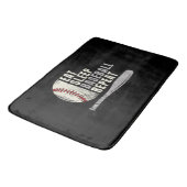Tapis De Bain Mangez Sleep Baseball Répéter Funny Baseball Playe (Angle)