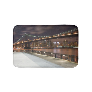 Tapis De Bain Manhattan Bridge et NYC Skyline