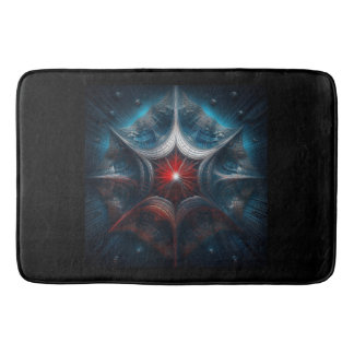 Tapis De Bain Manipulated Mandelbrot with Starburst Center 
