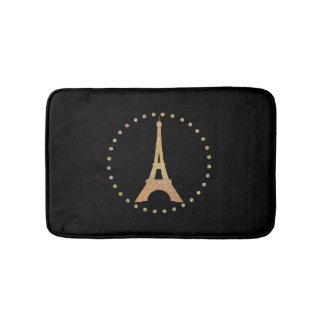 Tapis De Bain Manteau de bain noir inspiré de la France