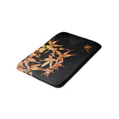 Tapis De Bain Maple Feuille d'automne Monogramme Mat (Angle)