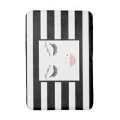 Tapis De Bain Maquillage or rose visage sourcils lèvres glam bea (Devant (Vertical))