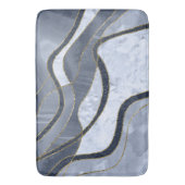 Tapis De Bain Marble Agate Gold Glam 8 - landscape (devant Vertical)