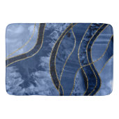 Tapis De Bain Marbre Agate Gold Glam 10 (Devant)