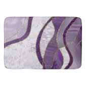 Tapis De Bain Marbre Agate Or Glam 3 (Devant)