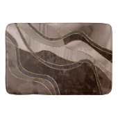 Tapis De Bain Marbre Agate Or Glam 4 - paysage (Devant)