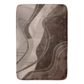 Tapis De Bain Marbre Agate Or Glam 4 - paysage (devant Vertical)