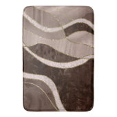 Tapis De Bain Marbre Agate Or Glam 5 (devant Vertical)