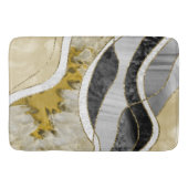 Tapis De Bain Marbre Agate Or Glam 7 (Devant)