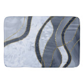 Tapis De Bain Marbre Agate Or Glam 8 (Devant)