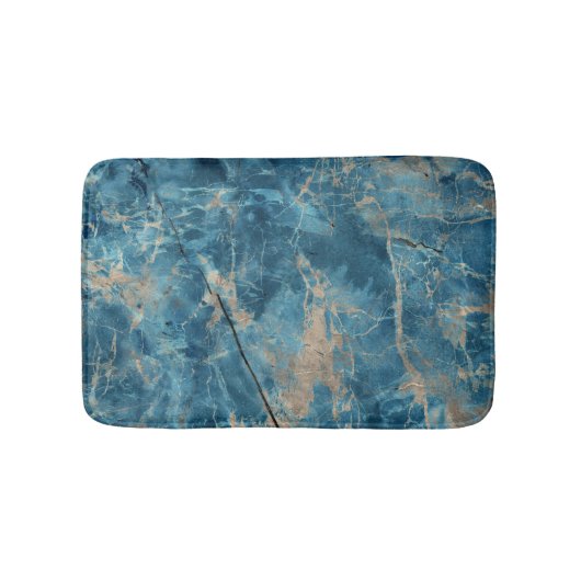 Tapis De Bain Marbre Aqua Onyx : Design Haute Résolution. (Devant)