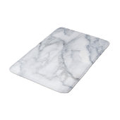 Tapis De Bain Marbre blanc Carrara Calacatta Texture (Angle)