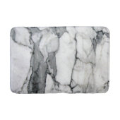 Tapis De Bain marbre blanc chic et moderne scandinave minimal (Devant)