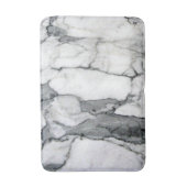 Tapis De Bain marbre blanc chic et moderne scandinave minimal (Devant (Vertical))