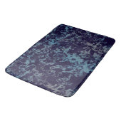 Tapis De Bain Marbre bleu abstrait (Angle)