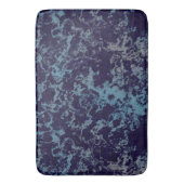 Tapis De Bain Marbre bleu abstrait (devant Vertical)