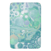 Tapis De Bain Marbre bleu turquoise (devant Vertical)