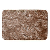 Tapis De Bain Marbre Brown abstrait (Devant)