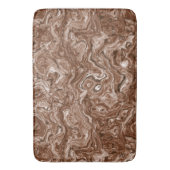 Tapis De Bain Marbre Brown abstrait (devant Vertical)