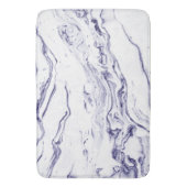 Tapis De Bain Marbre de bleu marine (devant Vertical)