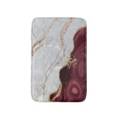 Tapis De Bain Marbre de Bourgogne Gris Or, Granite, Texture de P (Devant (Vertical))