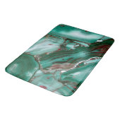 Tapis De Bain Marbre de luxe Malachite Gemstone Agate (Angle)