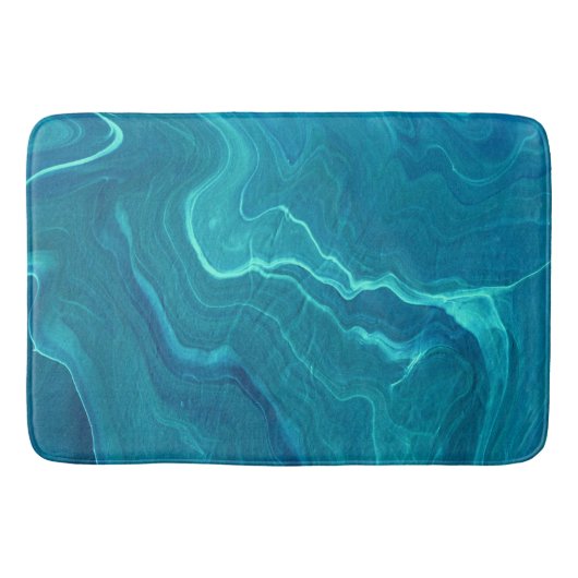 Tapis De Bain Marbre de marbre vert de mer (Devant)