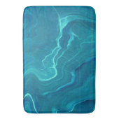 Tapis De Bain Marbre de marbre vert de mer (devant Vertical)