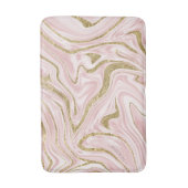 Tapis De Bain Marbre d'or rose pâle #1 (Devant (Vertical))
