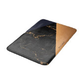 Tapis De Bain Marbre doré géométrique (Angle)
