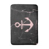 Tapis De Bain Marbre et Ancre (Devant (Vertical))