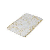 Tapis De Bain Marbre Golden Texture Motif sans couture (Angle)
