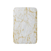 Tapis De Bain Marbre Golden Texture Motif sans couture (Devant (Vertical))