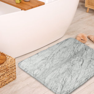 Tapis De Bain marbre gris chic et minimaliste