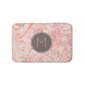 Tapis De Bain Marbre gris rose (Devant)