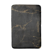 Tapis De Bain Marbre noir d'or (Devant (Vertical))